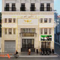 Thiết kế viện thẩm mỹ quốc tế Alexa 200m2 sang trọng, đẳng cấp